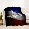 Football Player Action Blanket Durable Comfort Great for Office Bedding Couch Four Seasons Multipurpose Stylish Decor