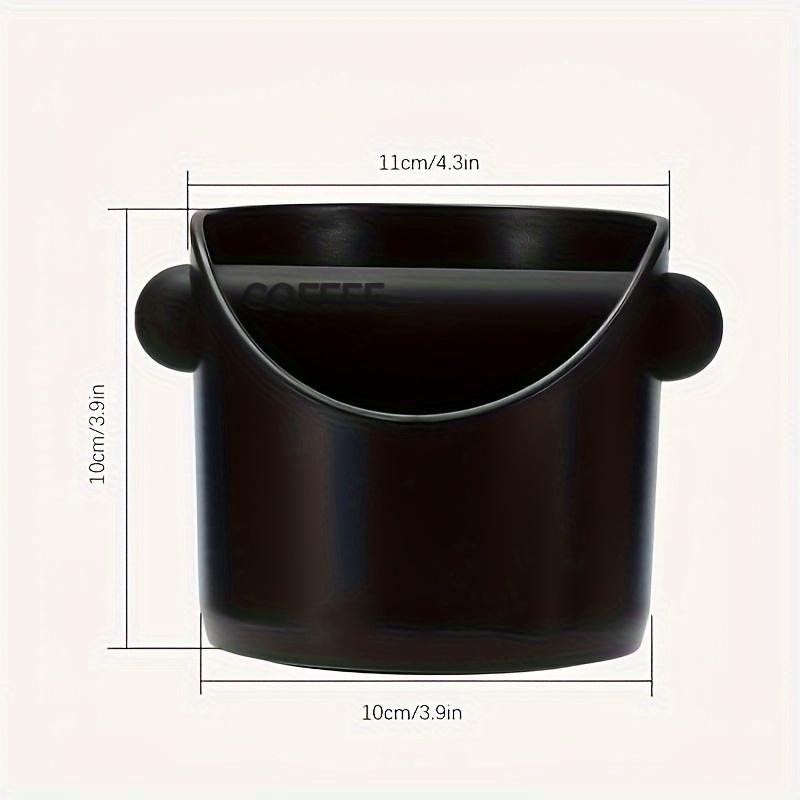 1 Coffee Grounds Trash Can Coffee Tapping Box with Shock Absorption and Durability, Detachable Tapping Rod and Anti Slip Base