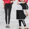 2023 корейские леггинсы с высокой талией и белым краем - женские облегающие спортивные брюки из модала с девятью точками