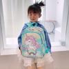Cute And Playful Cartoon Unicorn Children's Backpack With Curved Straps