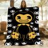 1 шт. Фланелевое плед-одеяло Bendy and the Ink Machine для улицы - HD-печать, легкое, мягкое, теплое, для любого сезона, для дивана, кровати, путешествий, кемпинга 030