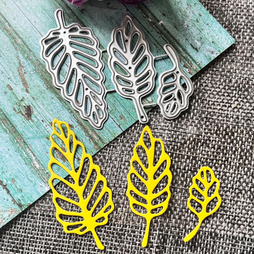 Leaves Metal Cutting Dies DIY Craft Carbon Steel Embossing Template Stencil Scrapbooking for Card Die Cuts Mold Decor
