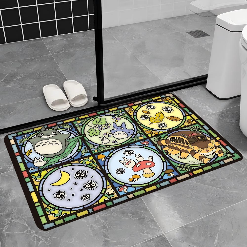 Классический Аниме Фильм Тоторо Коврик для Пола Скандинавский Стиль Домашний Придверный Коврик Коврики для Ванной-Туалета Коврик для Декора Спальни Отеля