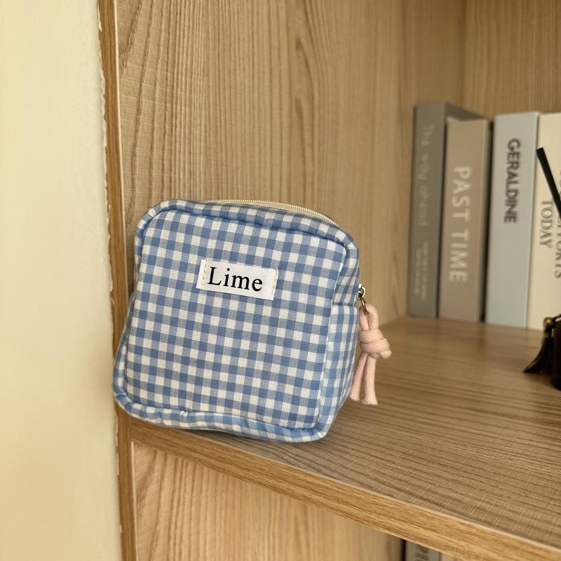 Женская портативная гигиеническая сумка для хранения тампонов, хлопковая дорожная сумка для хранения косметики, литературный кошелек на молнии для хранения мелочей