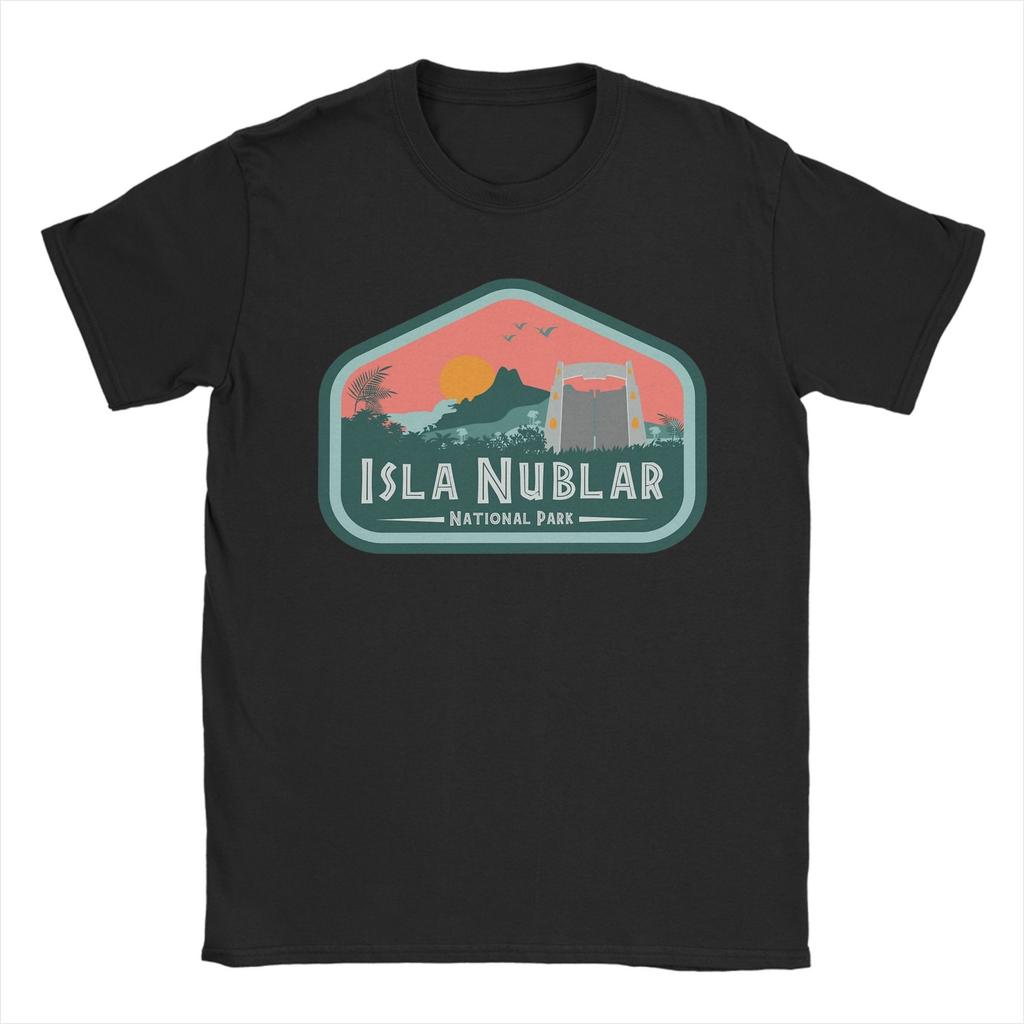 Isla Nublar Jurassic Park T Shirt Unisexs 100 Cotton Vintage TShirts Round Collar Tees Short Sleeve Tops 6XL