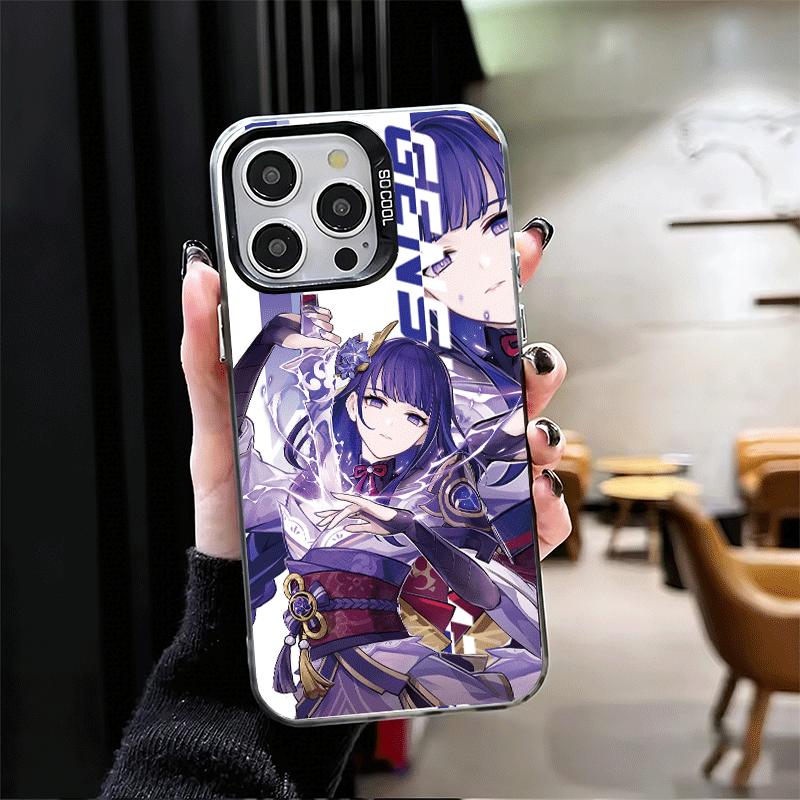 Мягкий чехол для телефона Genshin Impact Design для iPhone 15 16 17 Pro Max 17Air 16E 14 Plus 13 12 Mini Ударопрочный чехол Задняя крышка