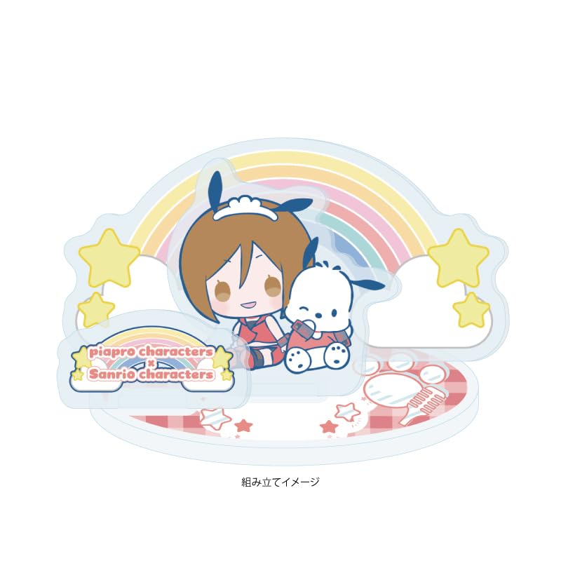 Персонажи Piapro x Персонажи Sanrio 05 МЭЙКО x Почакко [Иллюстрация-коллаборация] Акриловый стенд-пластина