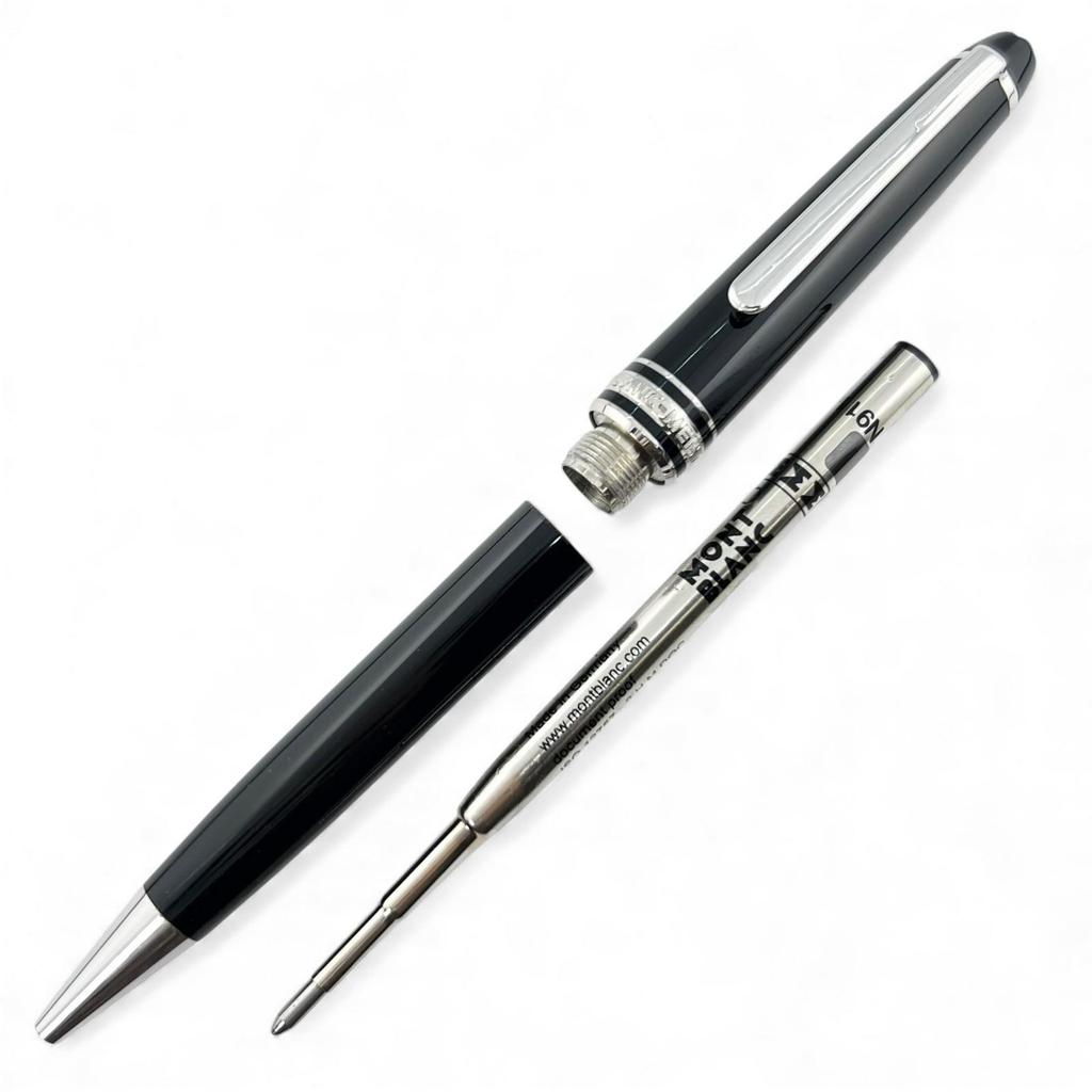 Очень Хорошая Шариковая ручка MONTBLANC Meisterstück Classic белая звезда черная мужская Б/у