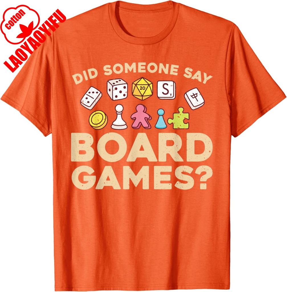 Cool Board Games for Men Women Game Nerd Gamer Chess Lovers T-Shirt Summer Unisex Casual Cotton Streetwear Breathable Tee
