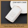 НОВЫЙ Дизайн Чехол для ключа автомобиля из ТПУ Полная защита Для Renault Koleos Kadjar Megane Talisman Captur Espace Clio 2016-2019 4 кнопки Аксессуары