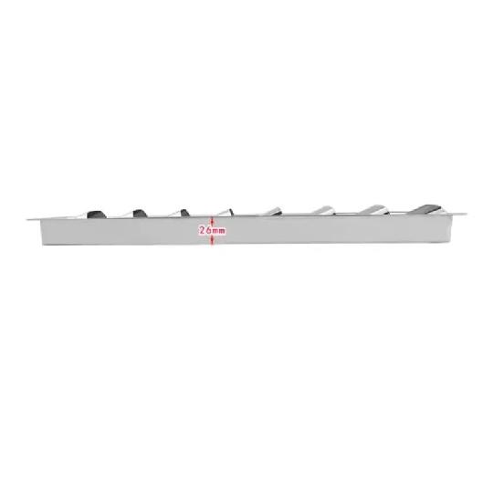 1pc Marine 304 Stainless Steel 8 Slots Boat Air Louver Vent Grille Ventilation Louvered Ventilator Grill Cover House Boat Yacht