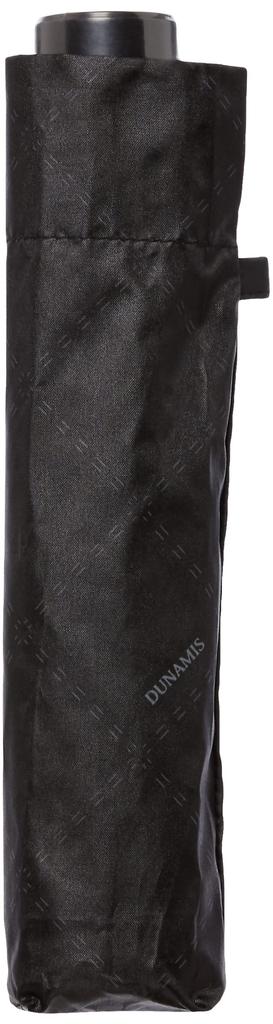 Folding Umbrella DUNAMIS Check Logo Umbrella Simple Gentleman Umbrella Black Rib 55cm [Moonbat] Men's 10483-05 Length Approx.