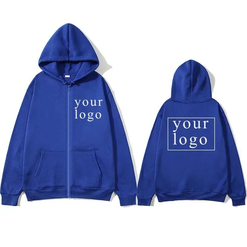 Men Women DIY04  Zipper cardigan hoodie Fashion Your Own Design Brand Logo/Picture Personalized Custom