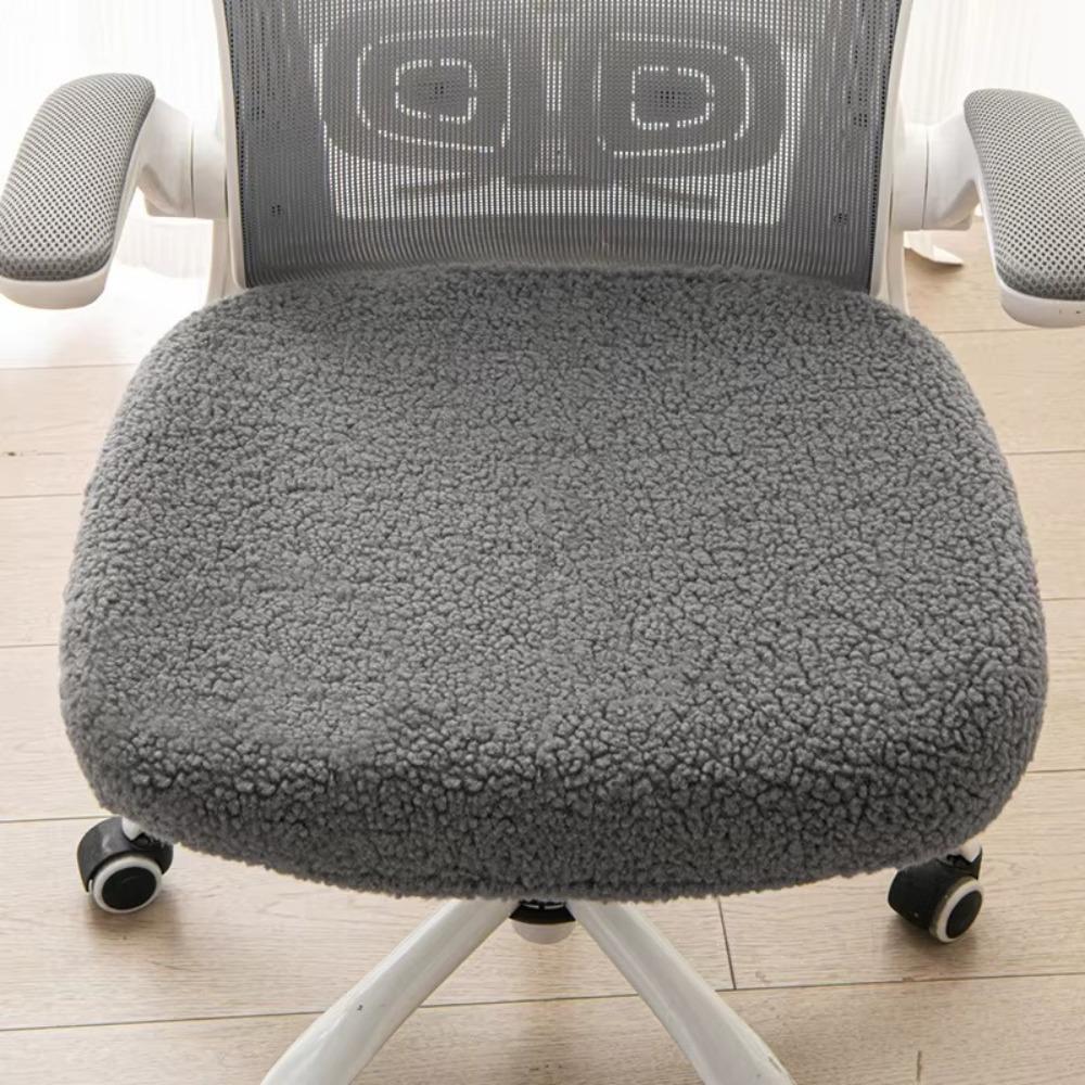 Stretch Computer Chair Seat Cozy Plush Elastic Chair Cover Office Chair Covers  Hotel