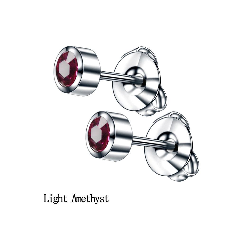 2 шт./1 пара ювелирных изделий для тела серьги-гвоздики с драгоценными камнями серьги для прокалывания хряща уха золото/серебро пистолет для камней по знаку зодиака 316 нержавеющая сталь аксессуары для козелка