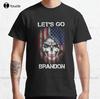 Lets Go Brandon American Flag Impeach Skull Classic TShirt BirthdayShirtBoy Custom Aldult Teen Unisex Fashion Funny New New
