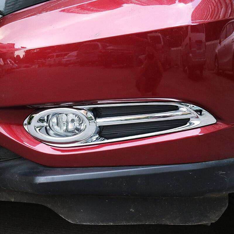 Для Honda Vezel HRV HR-V ABS Chrome 2014 15 2016 2017 2018 аксессуары передняя задняя задняя противотуманная фара рамка крышка отделка