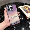 Чехол для телефона с разноцветной полосой C-Coldplay CC для iPhone 17,16,15,14,13,12,11 Plus,Pro Max,XS,Цветная посеребренная внутренняя крышка