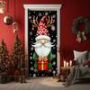 Banner De Decoración 180 × 90cm Gnomo Navidad Para Puerta