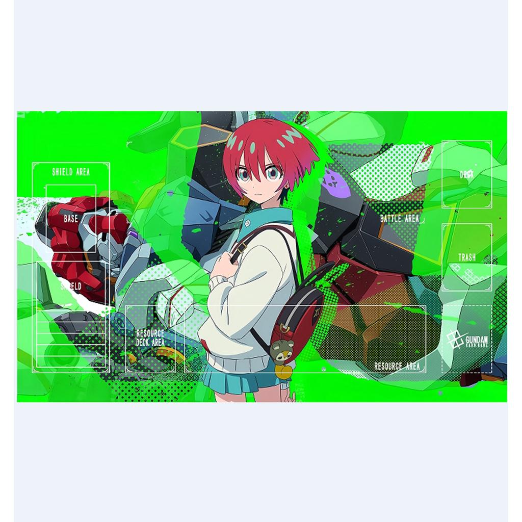 Игровой коврик Gundam Своими руками Ведьма с Меркурия Резиновый Противоскользящий Коврик для карточных игр GCG Аниме Подарок