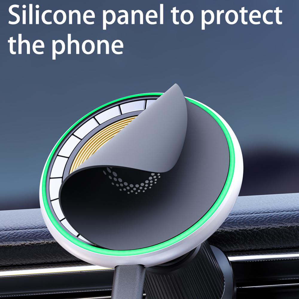 ZATR1 For Mazda 6 Atenza 2016 2017 2018 Magnetic Car Phone Holder 15W Wireless Charging Phone Stand MagSafe Base