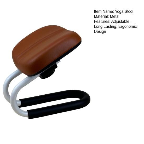 Табурет для йоги, медитации, молитвы, регулируемая высота, поддержка бедер, эргономичный металлический табурет для йоги