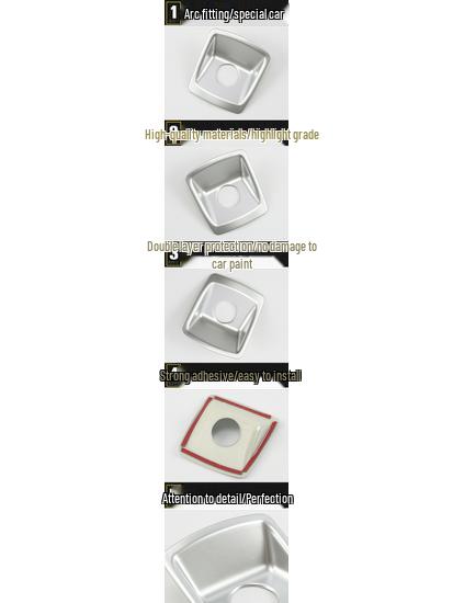 Electroplated Ashtray Cover for 2014 RAV4 Rear Lighter Panel - Car Accessory