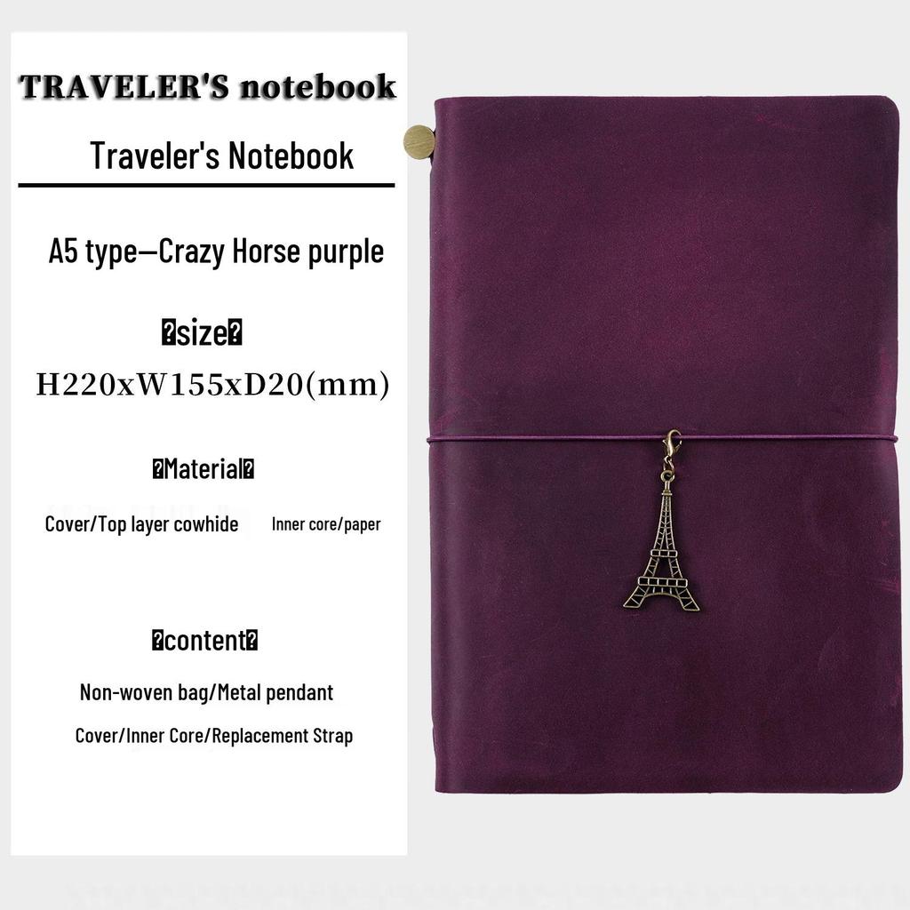 Дневник путешествий по Теннесси: Блокнот ручной работы из винтажной коровьей кожи