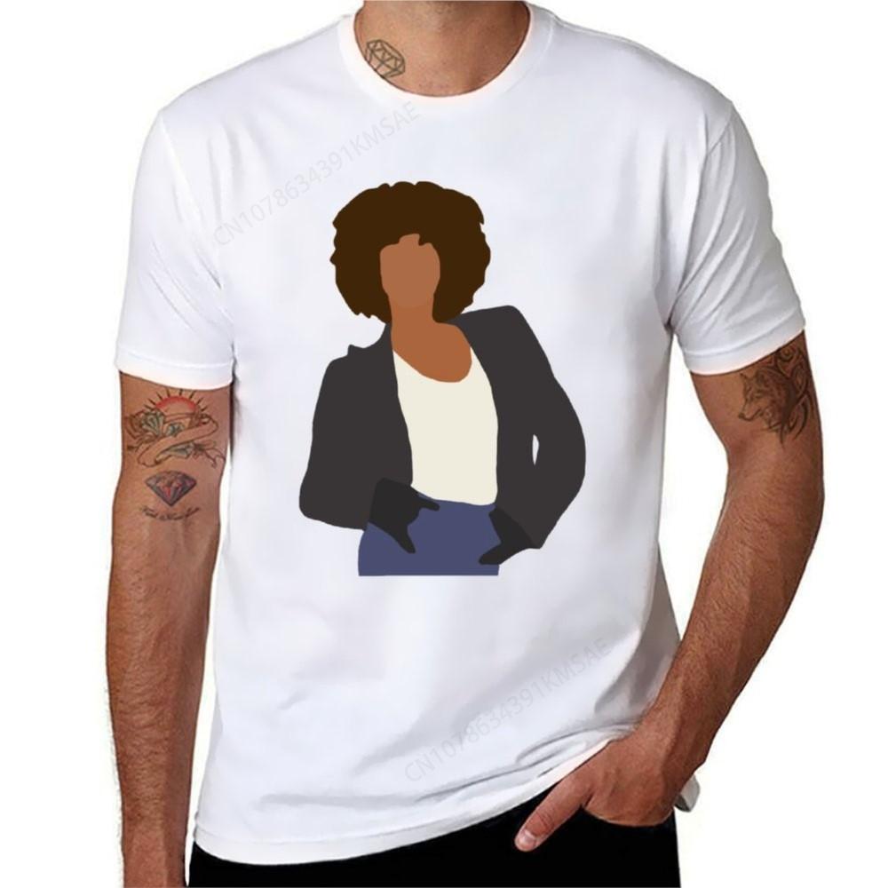 Whitney Tshirt customs design your own Short sleeve tee boys whites korean fashion plain t shirts men