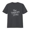Женская футболка The Twilight Zone Темная Черная Маленькая винтажная стираная уличная с принтом Унисекс Удобный топ для повседневной носки