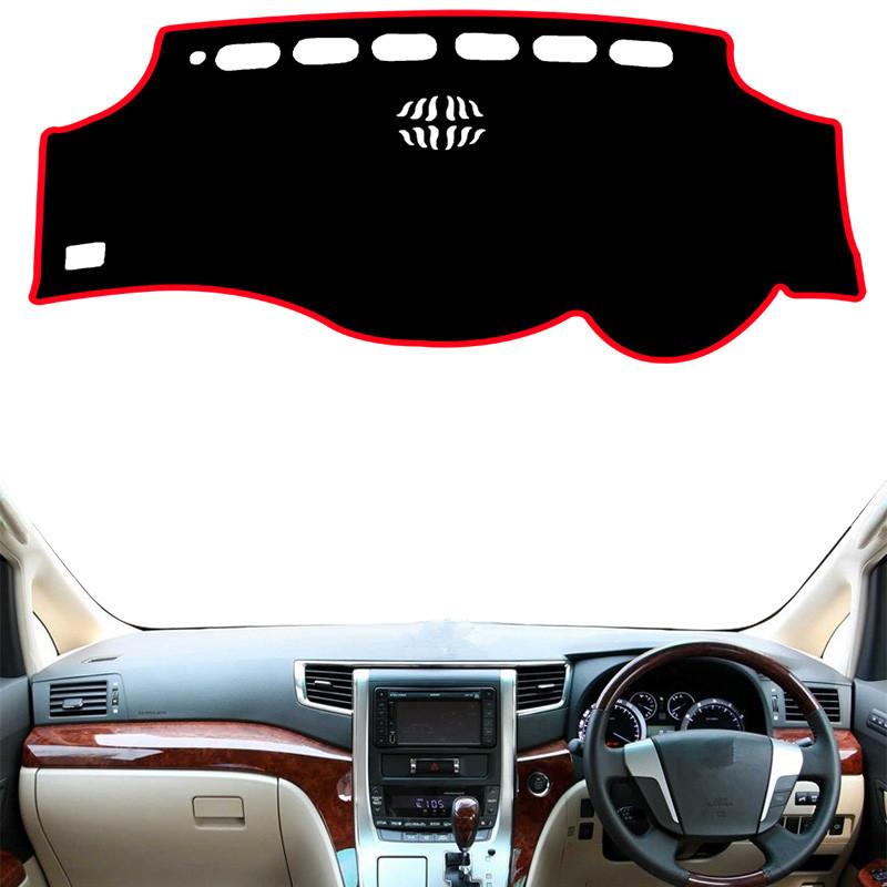 Для Toyota Alphard Vellfire 2008 2009 2010 2011-2017 Коврик на панель приборов Накладка на торпедо Коврик-подкладка Козырек от солнца Ковер на приборную панель Автоаксессуары