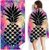 Pineapple arts Beach Towel for Family stuffs friends Gifts Quick-Dry Sand free For Bath Yoga Tourism Beach GYM Camping Swimming