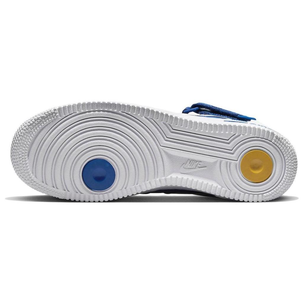 Nike Air Force 1 Mid 07 LV8 40th Anniversary - Blue Jay Men Sneakers Yellow-Ochre White Sail DR9513-400