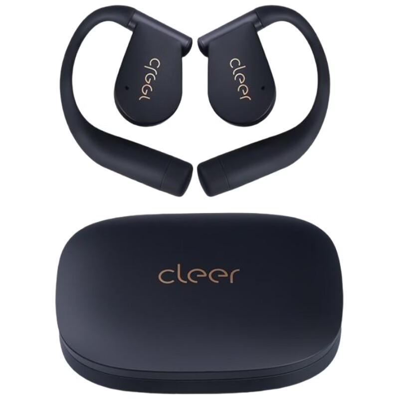 Cleer Беспроводные Bluetooth-наушники Air 2 с открытым ухом и креплением за ухо для спорта
