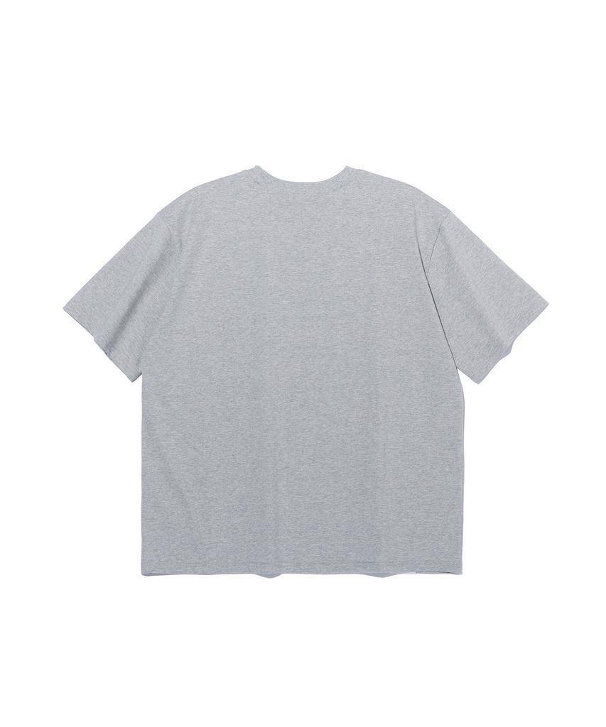 FREEDOM Arch Logo Semi-Oversized T-Shirt (Gray)