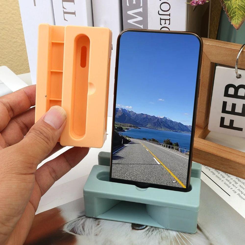 Plastic Cell Phone Stand Vertical Phone Stand Sound Amplifier Mobile Phone Accessories
