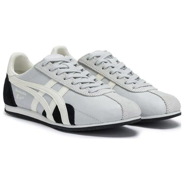 ONITSUKA TIGER Runspark Synthetic Leather Comfortable Round Toe Shock Absorbing Wear Resistant Low Top Casual Shoes Unisex Casual Shoes 1183B480-022