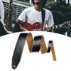 Adjustable Leather Guitar Strap Thicken Shoulder Belt Electric Guitar Strap Belt Shoulder Pad Comfortable To Wear