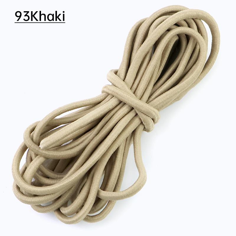 2/5/10 метров Meetee 5 мм Эластичные веревки для пояса Цветная резинка Одежда Сумки Растягивающийся шнур Швейные аксессуары для одежды