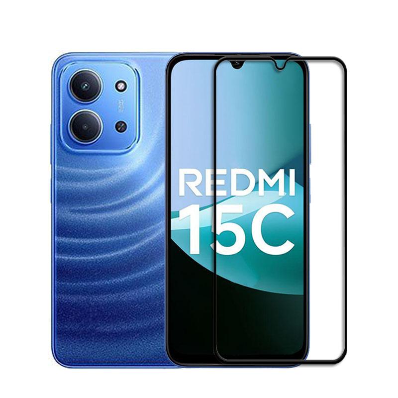 4Pcs/2Pcs Glass For Xiaomi Redmi 15C Tempered Glass For Redmi 15C 14C 13C Screen Protector HD Protective Phone Film Redmi 15C