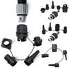 4 In1 Set Inflatable Pump Adapter with Air Valve Nozzles Paddle Boat Kayak Air Valve Pump Connector for SUP Stand-Up Paddleboard
