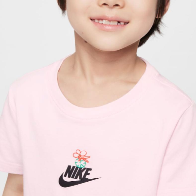 Nike Kids T Shirts Crew Neck Moderate Kids' HM9278-663