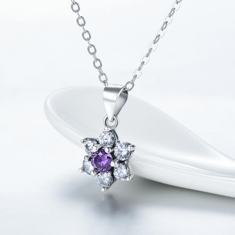 Танциз S925 стерлингового серебра Роскошное индивидуальное ожерелье с подвеской женское классическое ожерелье прилива