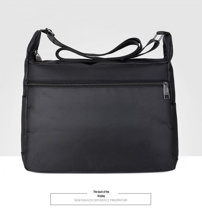 Мужская модная водонепроницаемая сумка-мессенджер большой вместимости - повседневный дорожный рюкзак из ткани Оксфорд