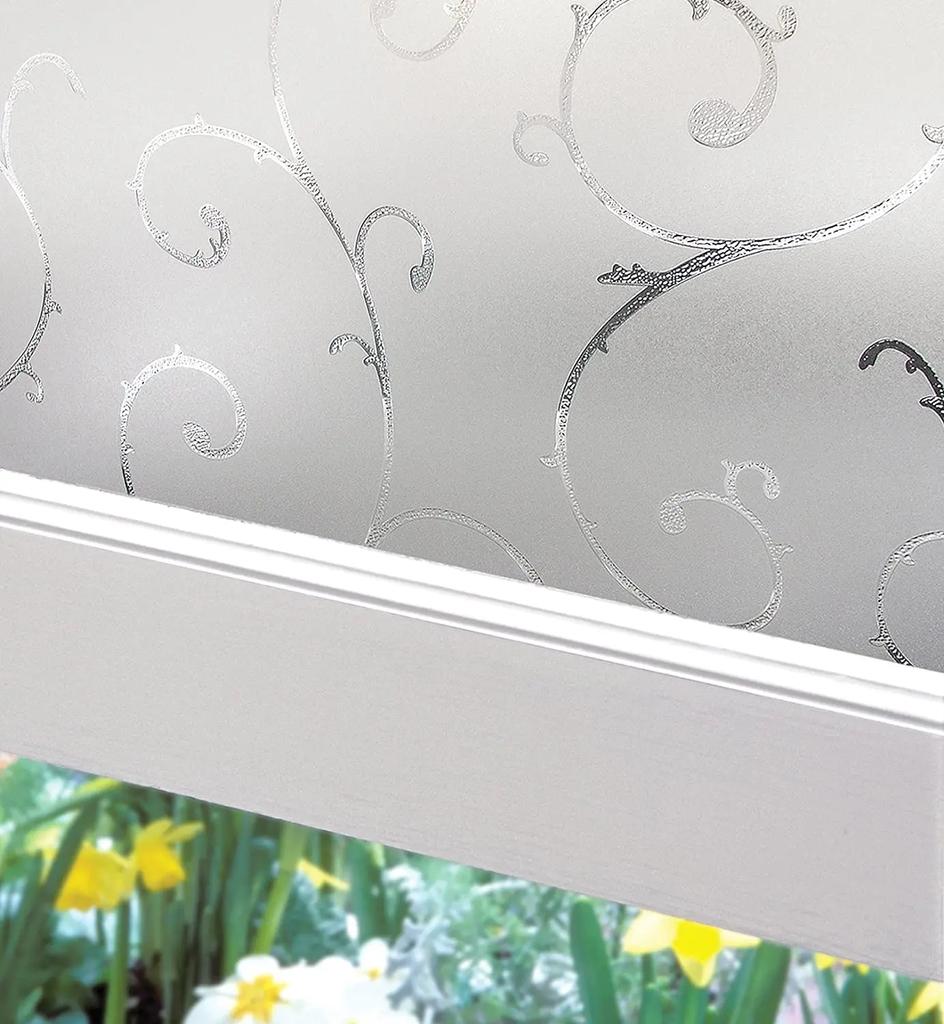 2 метра матовая полосатая оконная пленка витражное стекло декоративная УФ-наклейка конфиденциальная матовая самоклеящаяся пленка оконная наклейка для стекла