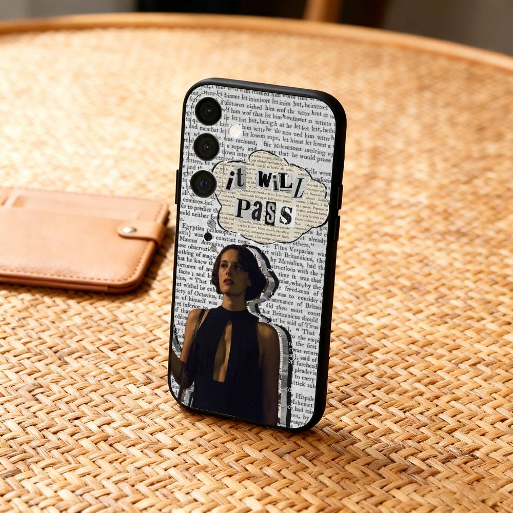 Чехол для телефона F-Fleabag-ES TV Series для Samsung A73,A21s,A22,A31,A32,A52,A53,A71,A80, Мягкий черный корпус