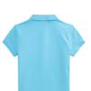 Футболка Polo Ralph Lauren SS24 Однотонная Вышивка Логотипа Повседневная С Коротким Рукавом Детские Топы Бирюзовый CWPOKNIG8020161-400
