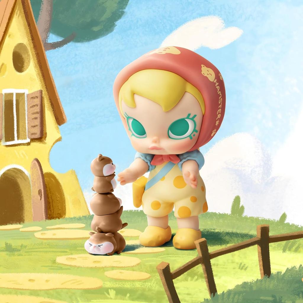 POP MART Baby Molly Фигурки серии My Huggable Discovery, 1 шт. Фигурки в слепой коробке, Домашние украшения, Подарки на праздник и день рождения