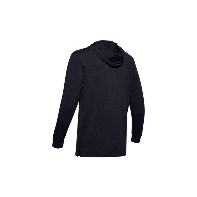 Under Armour Спортивные толстовки Мужские Черные С капюшоном Умеренные Обычные 1351576-001