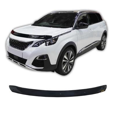 Дефлектор на капот - - Renault Captur 2016-2019 - ABS - Черный - Легкая установка